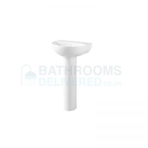 Kartell Kameo Round Basin Sink Full Pedestal