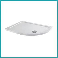 900 x 760mm Offset Quadrant Shower Trays