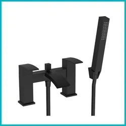 Black Bath Shower Mixer Taps