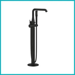Black Freestanding Bath Taps