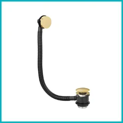 Brushed Brass Bath Wastes