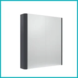 Grey Mirror Cabinets