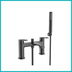 Gunmetal Bath Shower Mixer Taps
