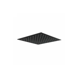 Scudo 200mm Matt Black Square Shower Head