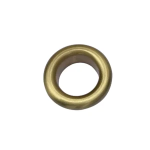 Scudo brushed brass round basin overflow insert with brushed brass finish, stainless steel construction, depth 10mm and insert depth Approximately 7mm.