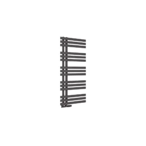 Scudo Elizabeth 1200 x 500mm anthracite flat panel towel rail radiator with anthracite finish and height 1200mm.