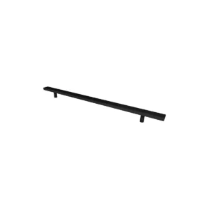 Scudo Lili 400mm matt black furniture handle with matt black finish, steel construction and furniture mounted installation.