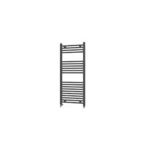 Scudo Strive 1200 x 500mm anthracite 22mm heated towel rail with anthracite finish and height 1200mm.