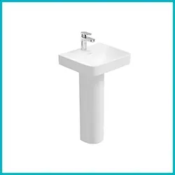Square Full Pedestal Basins