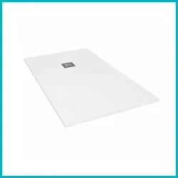 White Slate Effect Shower Trays