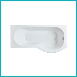 1500mm P-Shaped Shower Baths