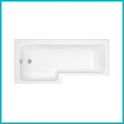 1600mm L-Shaped Shower Baths
