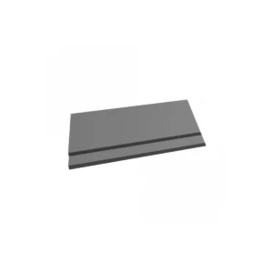 Kartell Purity 700mm storm grey gloss 2 piece end panel with bath end panel, gloss finish and MDF construction.