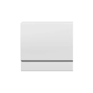 Kartell Supastyle 800mm acrylic universal end bath panel with gloss white finish, acrylic construction and rectangular shape.
