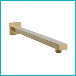 Brushed Brass Shower Arms