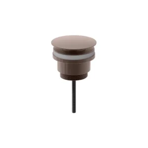 Scudo brushed bronze universal bathroom basin waste with basin mounted installation, brushed bronze finish and 304-grade stainless steel and brass construction.