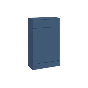 Scudo Empire 500mm MDF matt twilight blue WC unit with matt twilight blue finish, vinyl-wrapped MDF construction, floor mounted installation and rectangular shape.