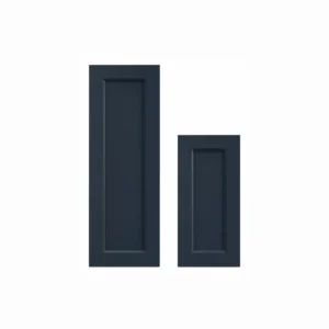 Scudo Maison super matt Indigo 2 shaker door tower unit set with super matt indigo finish