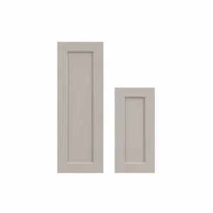 Scudo Maison super matt stone grey 2 shaker door tower unit set with super matt stone grey finish
