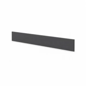 Scudo painted dark grey oak 2000mm bathroom plinth with bathroom furniture plinth, painted oak dark grey finish and height 160mm.