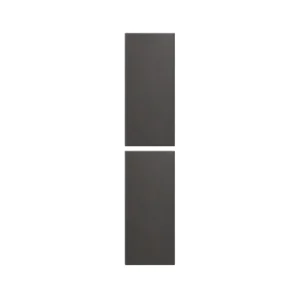 Front view of Scudo Serene 300mm matt dark grey 2 door tower unit front set with matt dark grey finish