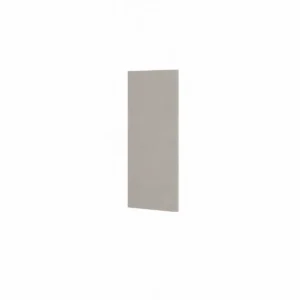 Scudo stone grey 640 x 220mm slab wall end panel with stone grey finish and height 640mm.