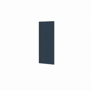 Scudo super matt indigo 640 x 220mm slab wall end panel with wall-unit end panel, super matt indigo finish and slim depth.