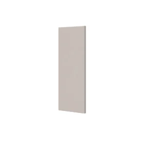 Scudo super matt stone grey 800 x 220mm slimline base end panel with base-unit end panel, stone grey finish and height 800mm.