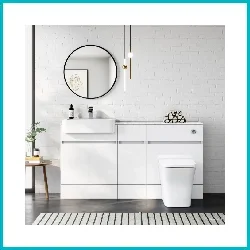 White Fitted Bathroom Furniture