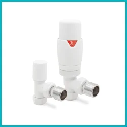 White Radiator Valves