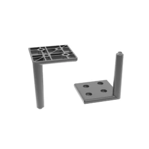 Scudo Bota Gunmetal Vanity Unit Leg Set – Pack of 4