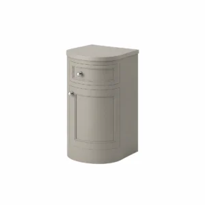 Scudo Brunswick 300mm Dovetail Grey Right-Hand Curved Side Cabinet