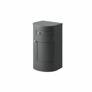 Scudo Brunswick 300mm Spa Grey Right-Hand Curved Side Cabinet