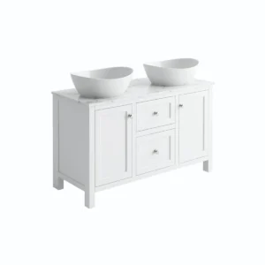 Scudo Montpelier 1200mm Arctic White Floor Modern Shaker Vanity Unit