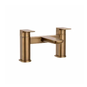 Scudo Muro Brushed Bronze Bath Filler
