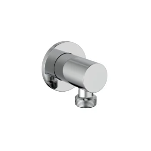Scudo Chrome Round Shower Outlet Elbow