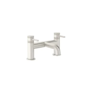 Scudo Core Brushed Nickel Round Bath Filler Tap