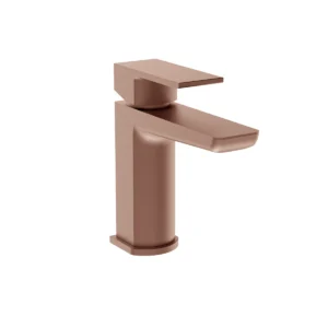 Scudo Muro Brushed Bronze Mono Basin Tap
